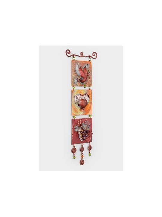 Modern Jewish Luck Blessings Copper Mobile , Jewish Wedding Gifts , Is